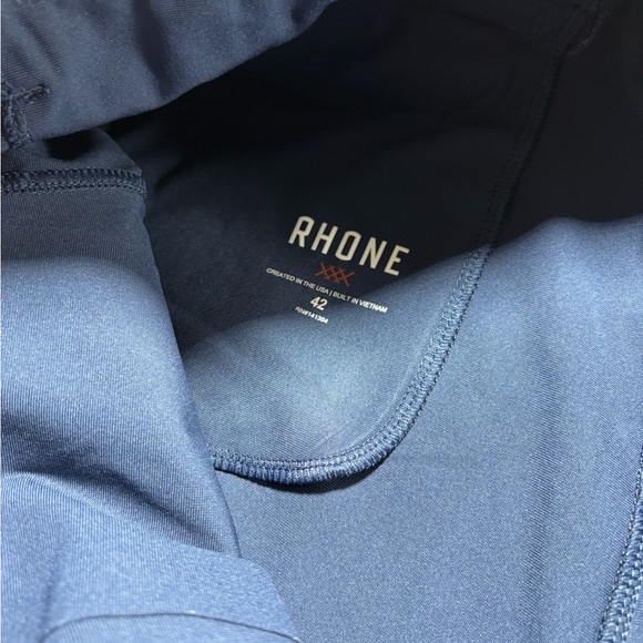 Rhone Pants Mens Commuter Straight blue Stretch Pants Sz 42/30 - Picture 4 of 7